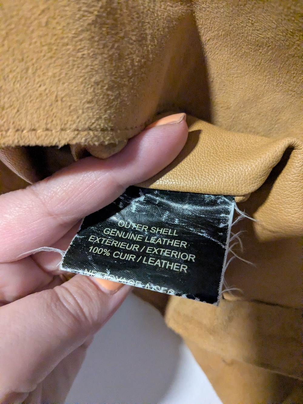 Vintage Y2K 100% Genuine Leather/ Suede Women's Blazer Jacket - Picture 4 of 6